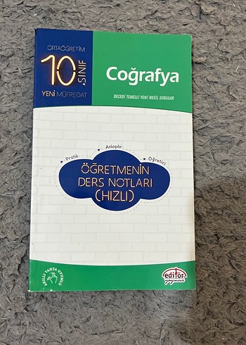 10. Sınıf Coğrafya Öğretmenin Ders Notları