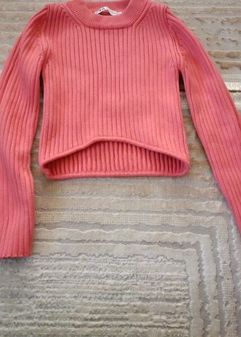 Pembe Kadın Triko Kazak