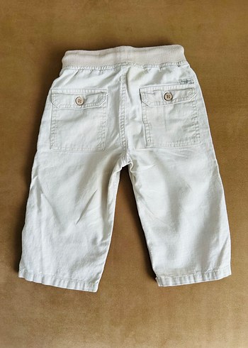 Zara Bej Erkek Çocuk Keten Bol Kesim Pantolon