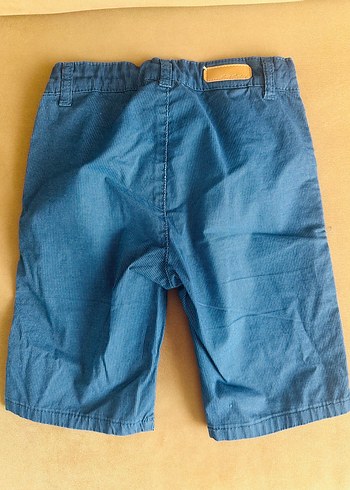 LC Waikiki Erkek Mavi Denim Düğmeli Şort