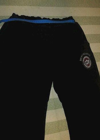 Siyah Midi Kadın Rahat eşofman altı - Görsel 4