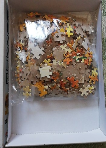PuzzleKahverengi sarı Tonlarda Puzzle ayçiçekleri