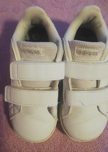 Kız Çocuk Spor Ayakkabı 24numara Adidas beyaz - Görsel 8