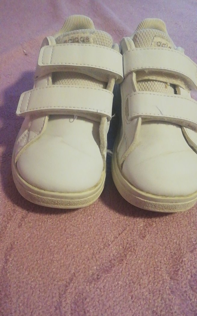 Kız Çocuk Spor Ayakkabı 24numara Adidas beyaz - Görsel 2