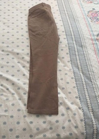 Kemerli Kahverengi kadın Pantolon - Görsel 2