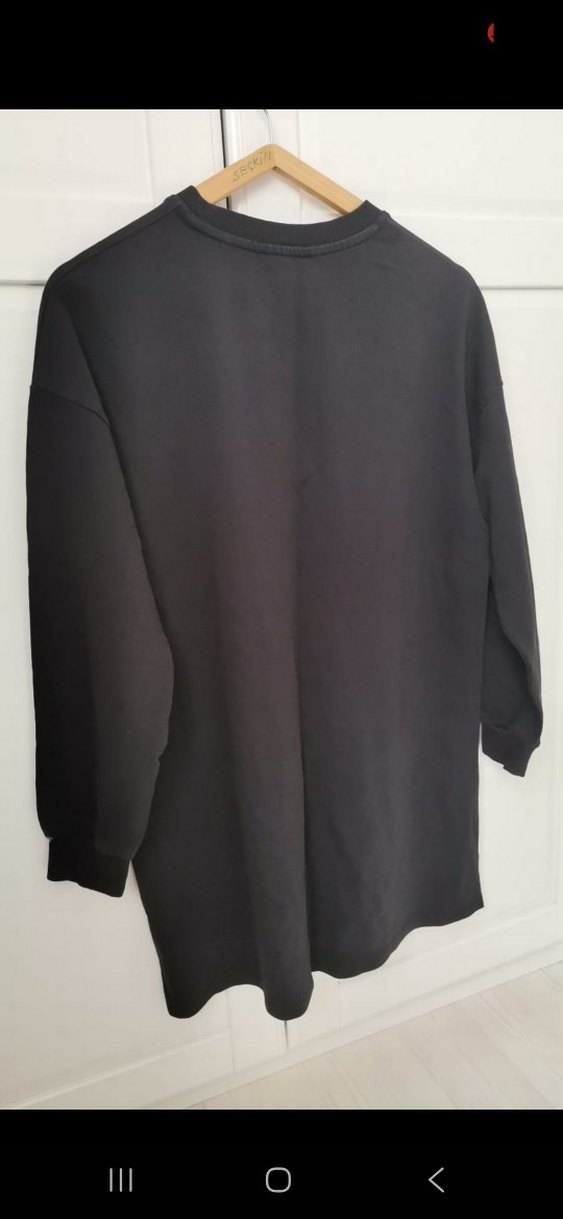 Kamuflaj Cepli Siyah Kadın Sweatshirt - Görsel 2