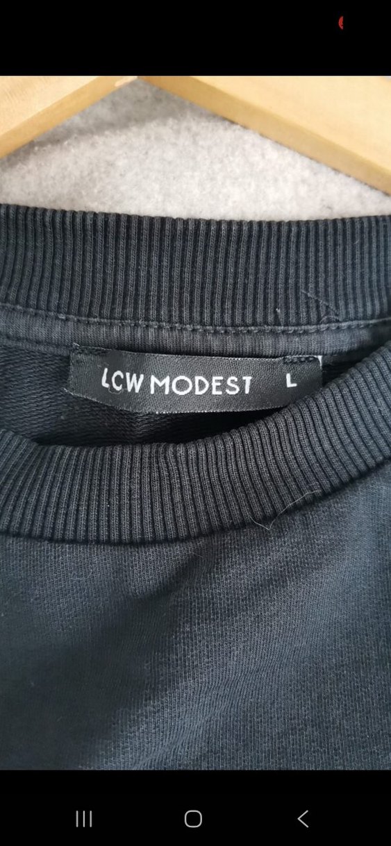 Kamuflaj Cepli Siyah Kadın Sweatshirt - Görsel 3