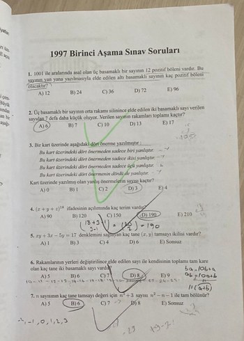 Ulusal Antalya Matematik Olimpiyatları Kitabı