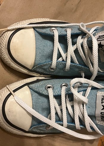 Converse kadın mavi ayakkabı - Görsel 3