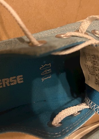 Converse kadın mavi ayakkabı - Görsel 5