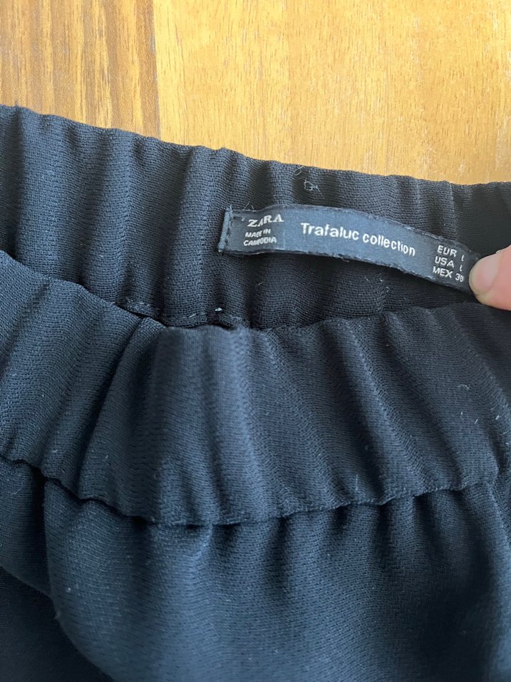 Zara marka şalvar kesime yakın kapri - Görsel 4