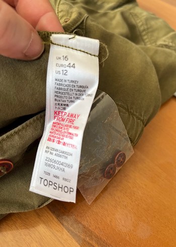 Topshop markaKadın Haki Uzun Tulum - Görsel 5