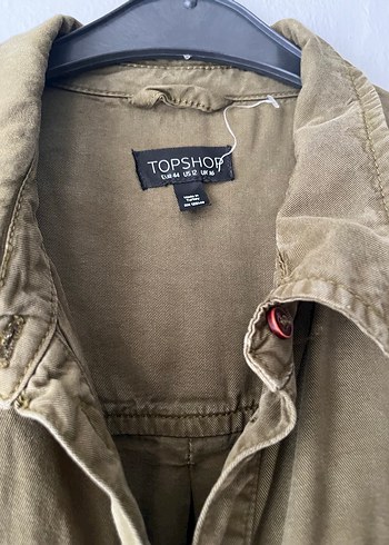 Topshop markaKadın Haki Uzun Tulum - Görsel 4
