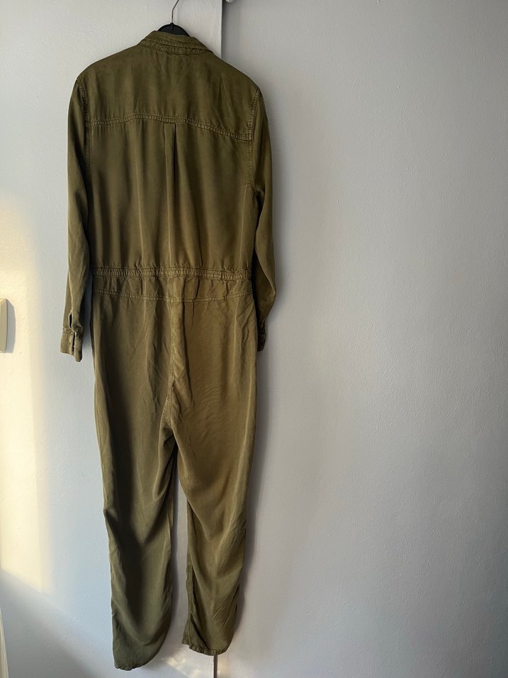 Topshop markaKadın Haki Uzun Tulum - Görsel 2