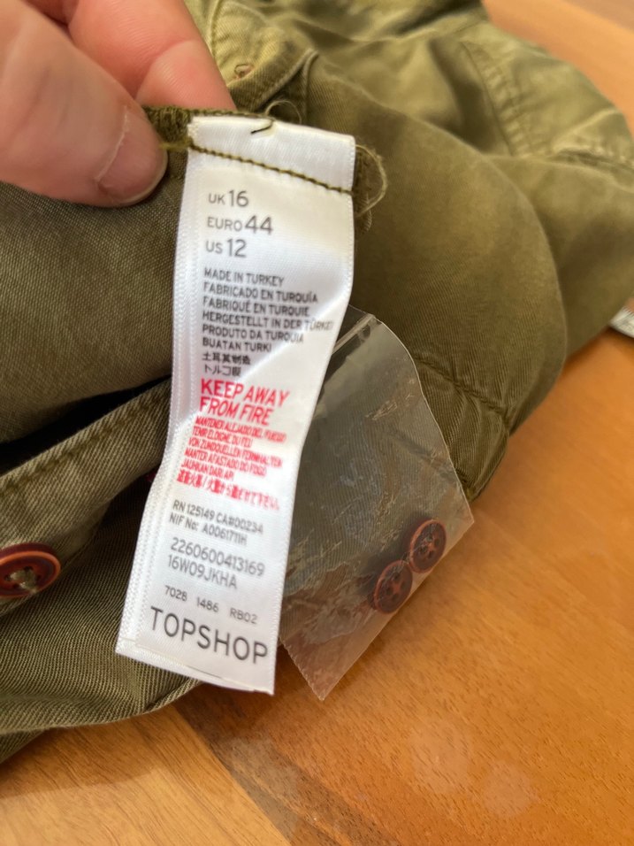 Topshop markaKadın Haki Uzun Tulum - Görsel 5