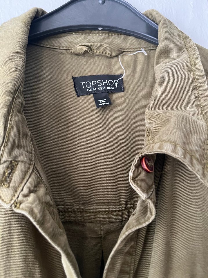 Topshop markaKadın Haki Uzun Tulum - Görsel 4