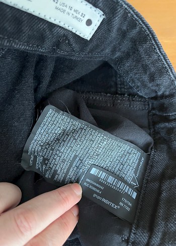 Zara siyah kot kapri - Görsel 6