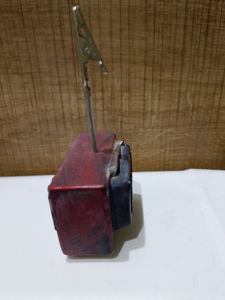 Kırmızı Retro Mini Televizyon Not Tutucu - Görsel 2