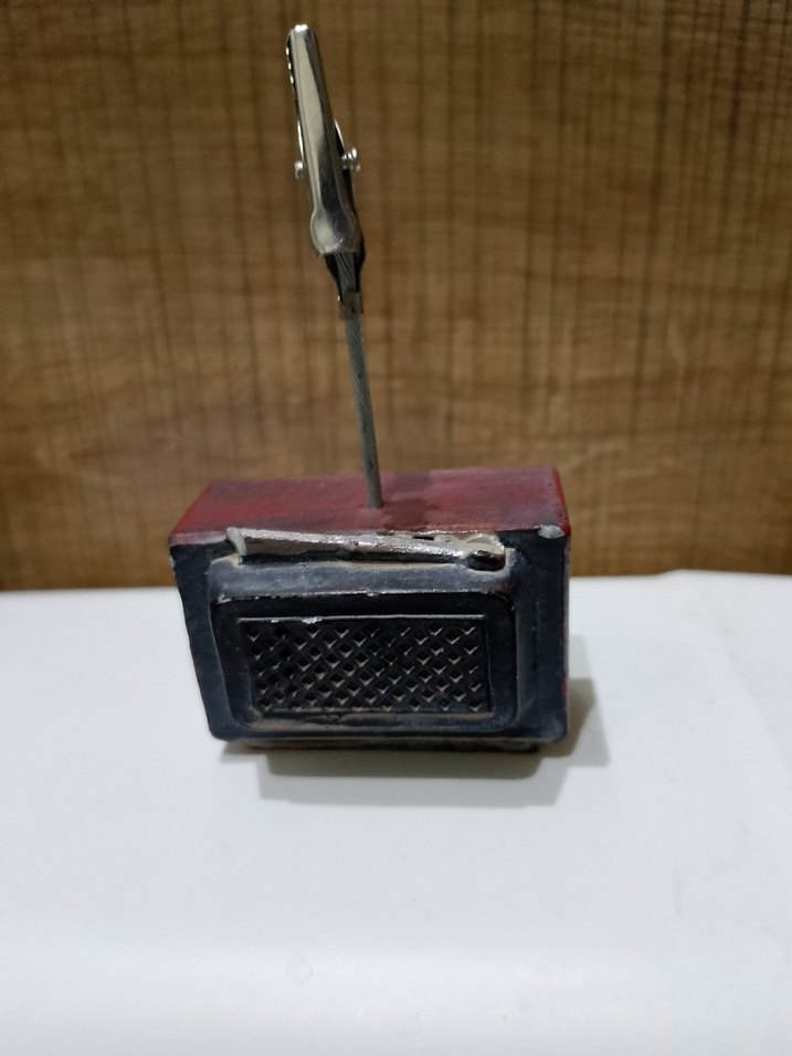 Kırmızı Retro Mini Televizyon Not Tutucu - Görsel 3