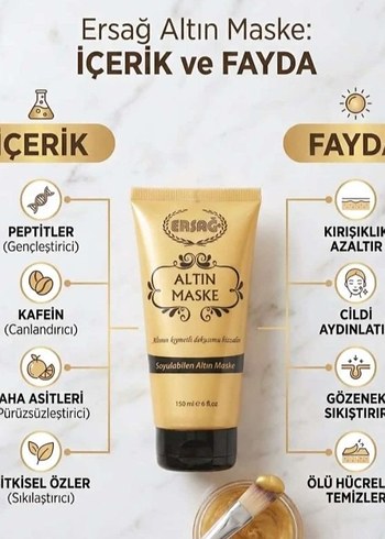 Ersag Altın Maske 150 ml - Görsel 2