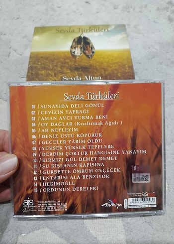 Sevda Türküleri - Sevda Altun CD - Görsel 2