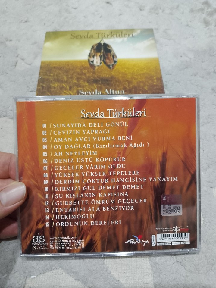 Sevda Türküleri - Sevda Altun CD - Görsel 2