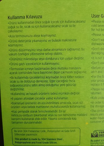 3'lü Gri Çelik Termos Seti - Görsel 3