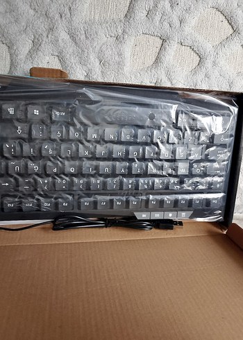 Kablolu Siyah Q Klavye everest marka sıfır - Görsel 4