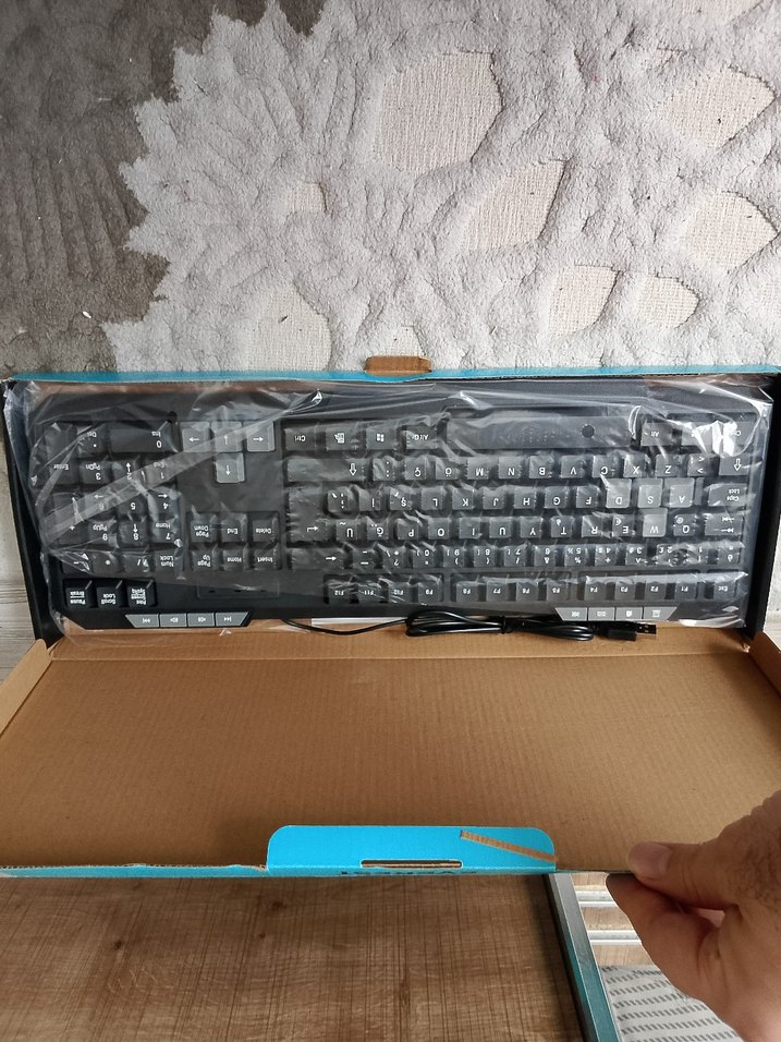 Kablolu Siyah Q Klavye everest marka sıfır - Görsel 2