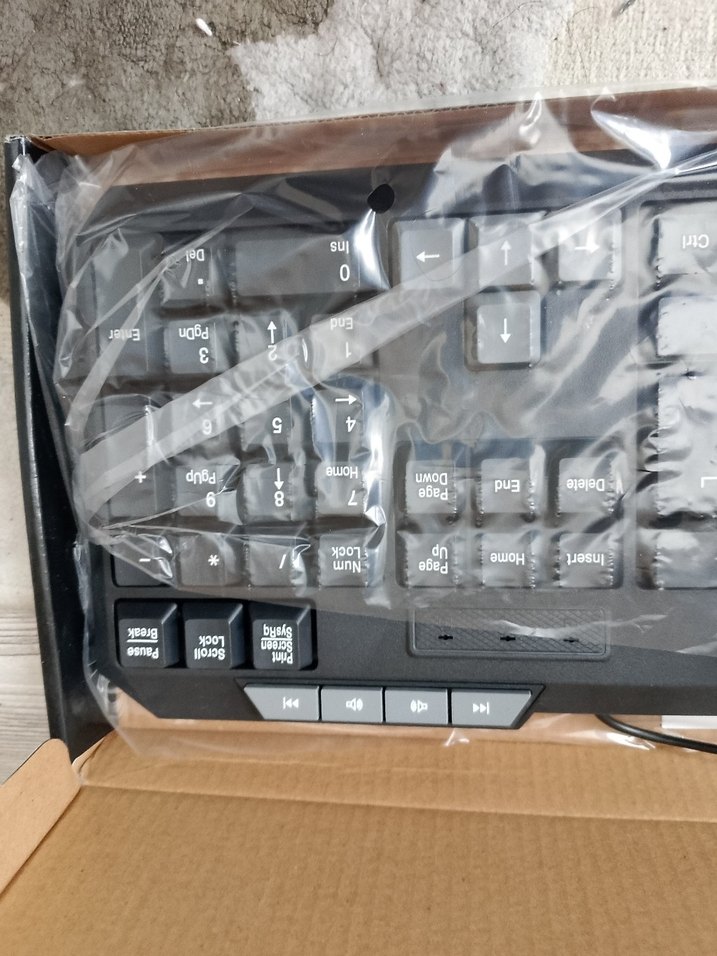 Kablolu Siyah Q Klavye everest marka sıfır - Görsel 3