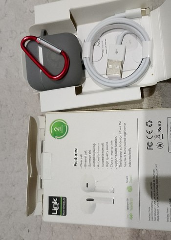 Link AP01 Beyaz Kablosuz Kulaklık - Görsel 2