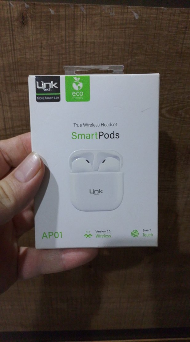 Link AP01 Beyaz Kablosuz Kulaklık - Görsel 4