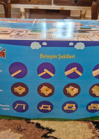 Fisher Price Dedemin evi 93 parça eğitici ahşap oyun