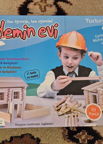 Dedemin evi 93 parça eğitici ahşap oyun