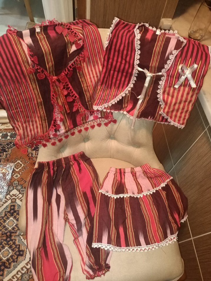 Kadın Çok Renkli Kısa Bohem Pareo - Görsel 4