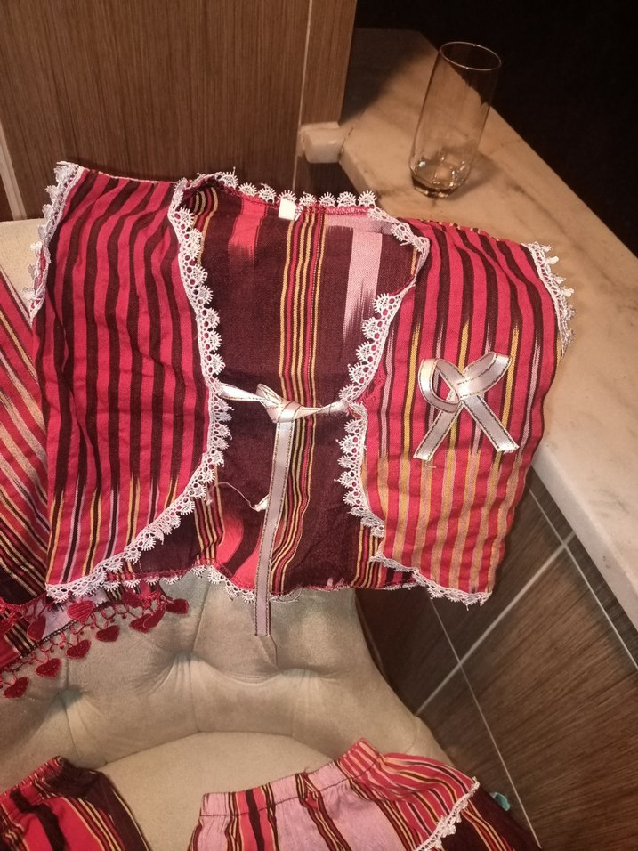 Kadın Çok Renkli Kısa Bohem Pareo - Görsel 5