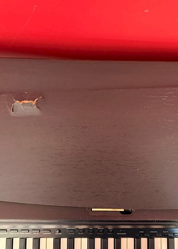 Kırmızı Dijital Piyano Ustar EFP-66 - Görsel 5