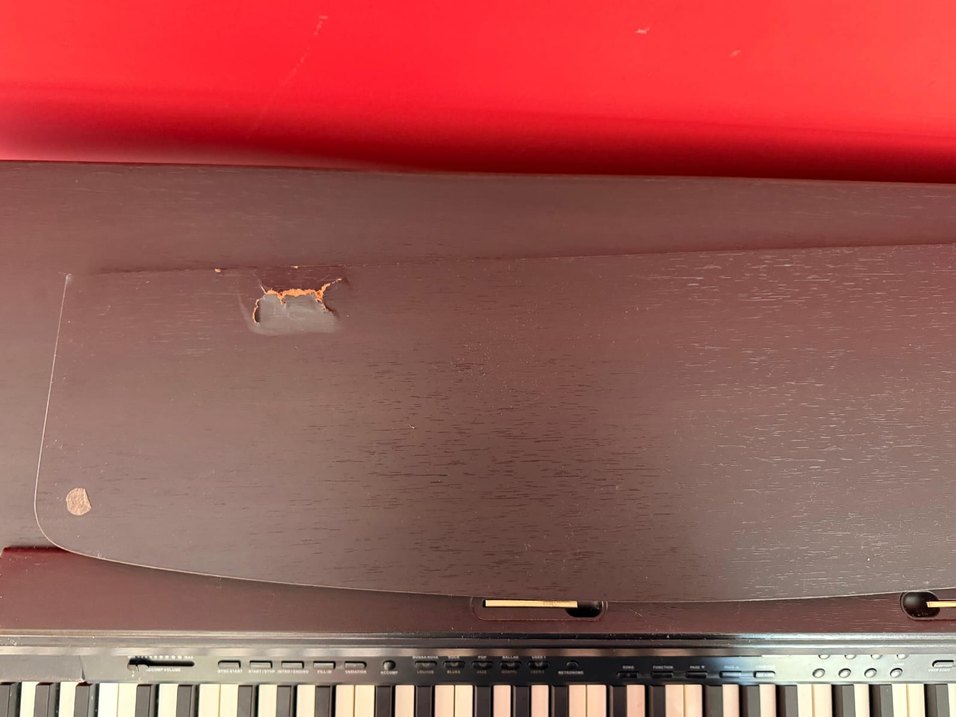 Kırmızı Dijital Piyano Ustar EFP-66 - Görsel 5