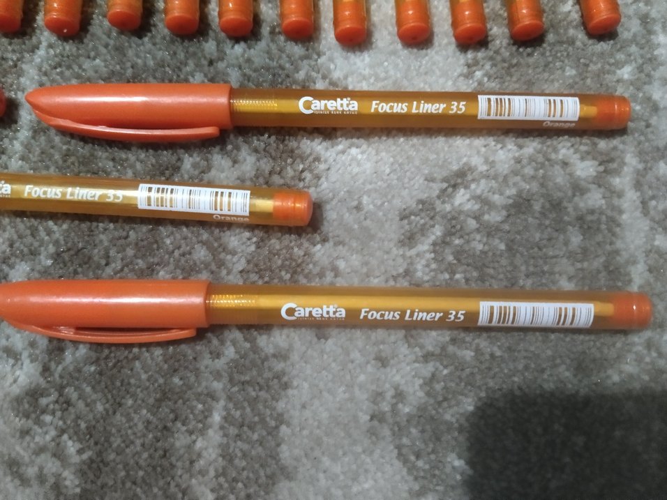 Turuncu Caretta Focus Liner 35 Kalem - Görsel 2
