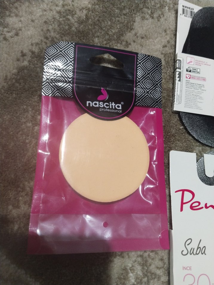 Penti babet çorap & makyaj süngeri - Görsel 4