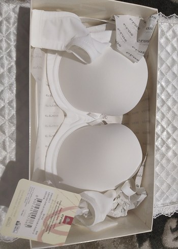 Beyaz Straplez Mini Sütyen Adela Eros - Görsel 2