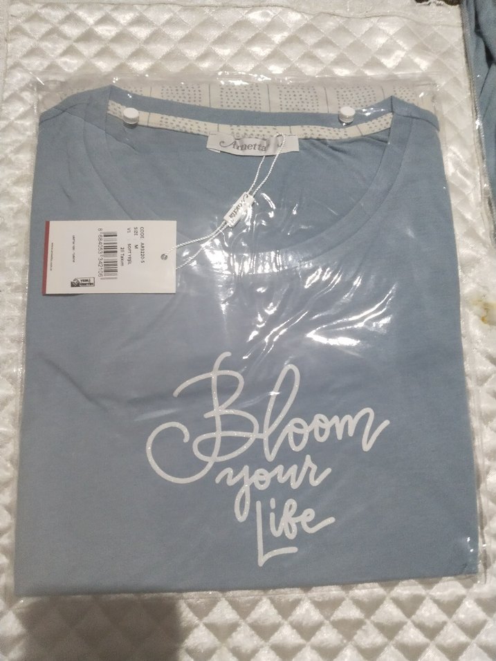 Arnetta Kadın Beyaz Mini Pijama Takımı - Görsel 2