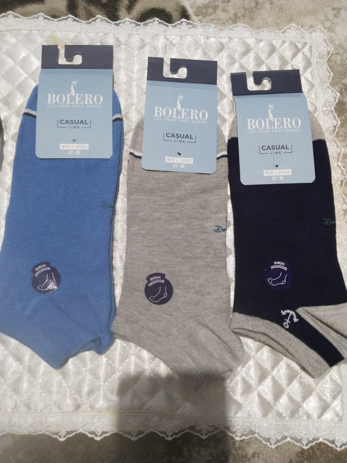 Bolero Casual Erkek Kısa Çorap Seti - Görsel 3