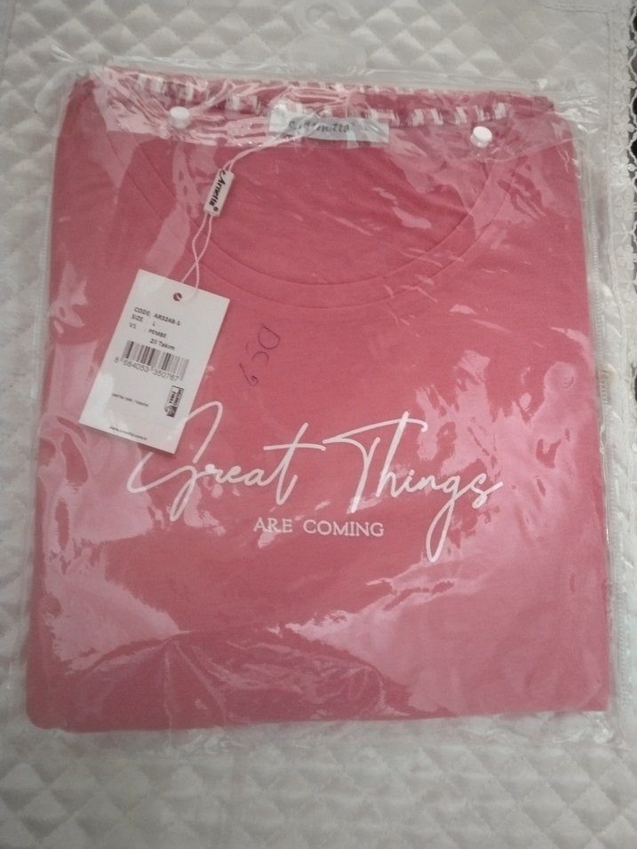 Arnetta Pembe Tie-Dye Kadın Pijama Takımı - Görsel 2