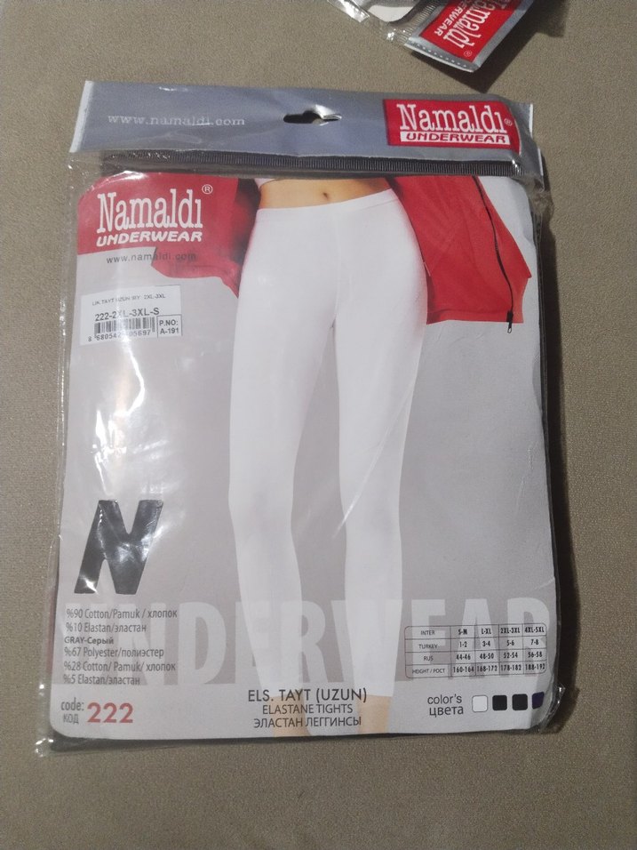 Beyaz Mini Tayt Kadın İç Giyim - Görsel 3