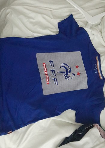 Erkek Mavi Baskılı Kısa Kollu Tişört - Görsel 3