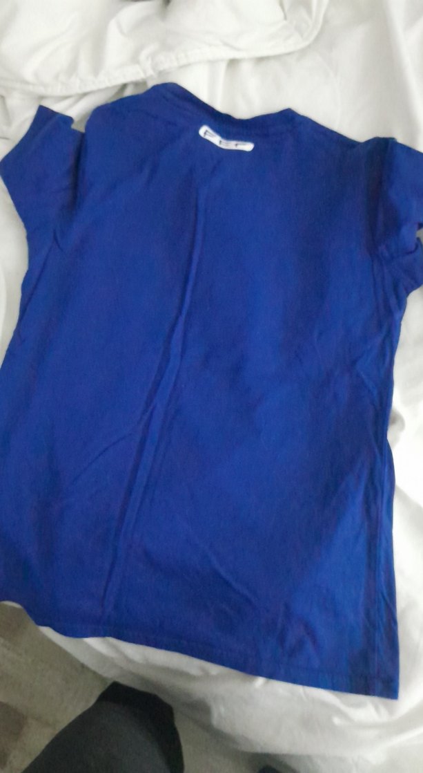 Erkek Mavi Baskılı Kısa Kollu Tişört - Görsel 4