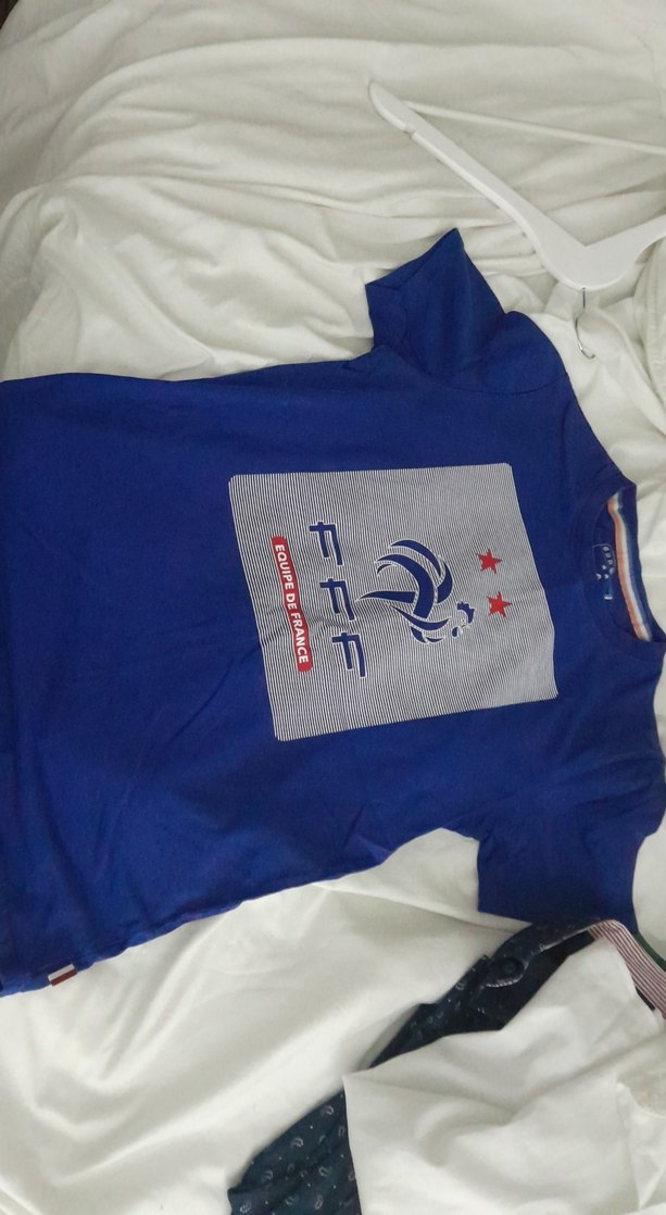 Erkek Mavi Baskılı Kısa Kollu Tişört - Görsel 3