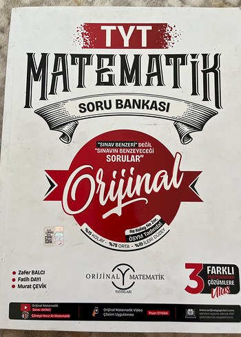 TYT Matematik Orijinal Soru Bankası