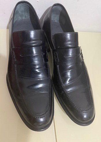 Diğer Sik Siyah Deri Loafer